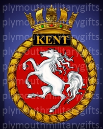 HMS Kent (old) Magnet